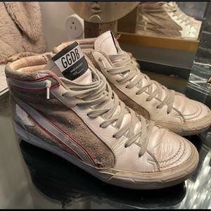 Golden good high tops size 37